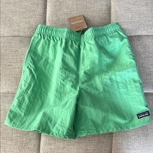 Patagonia Kids Swim Trunks - Bright Green